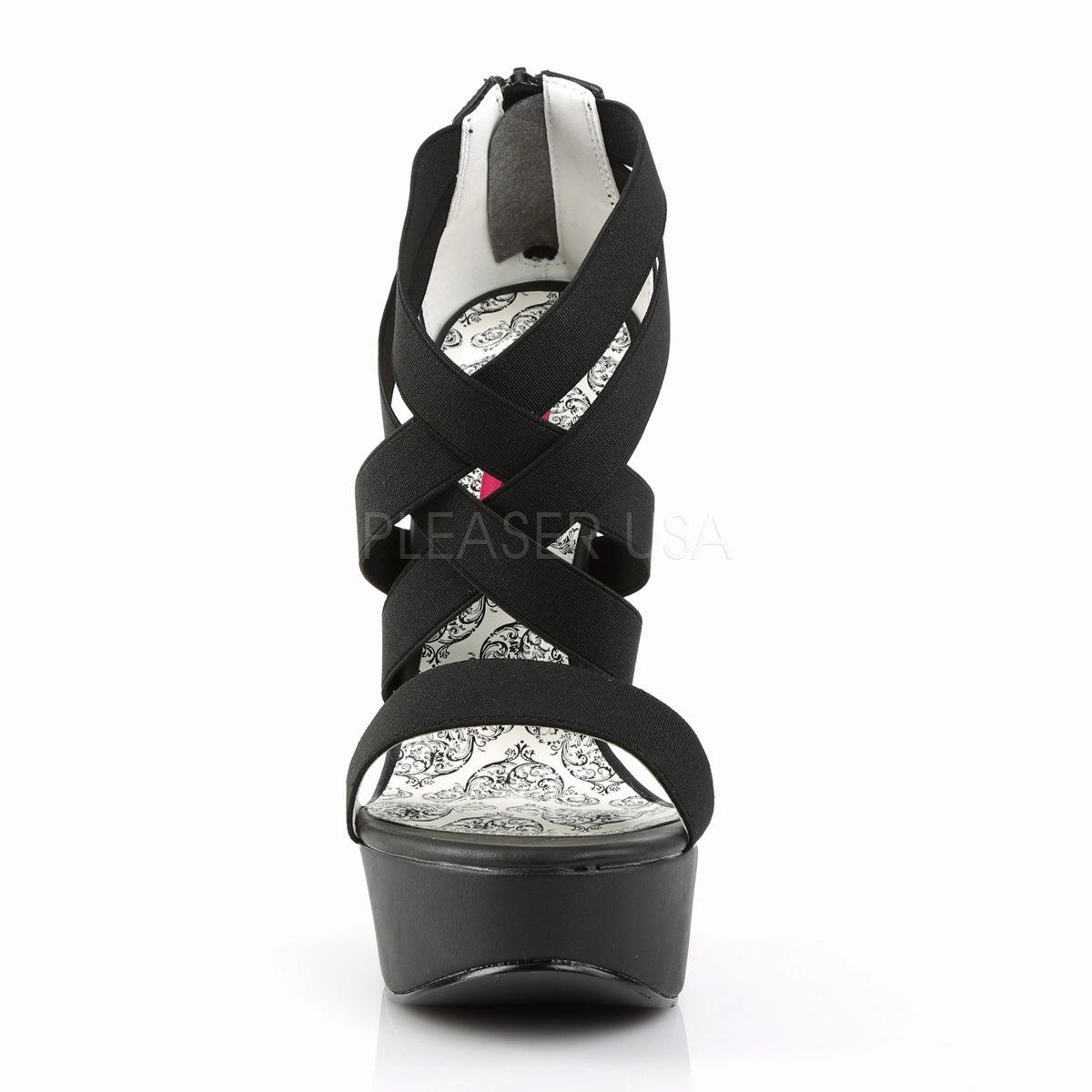 TEEZE-47W  Black Elasticated Band/Black