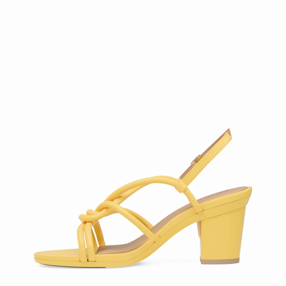 The Capri - Limoncello Vegan Leather 3 Block