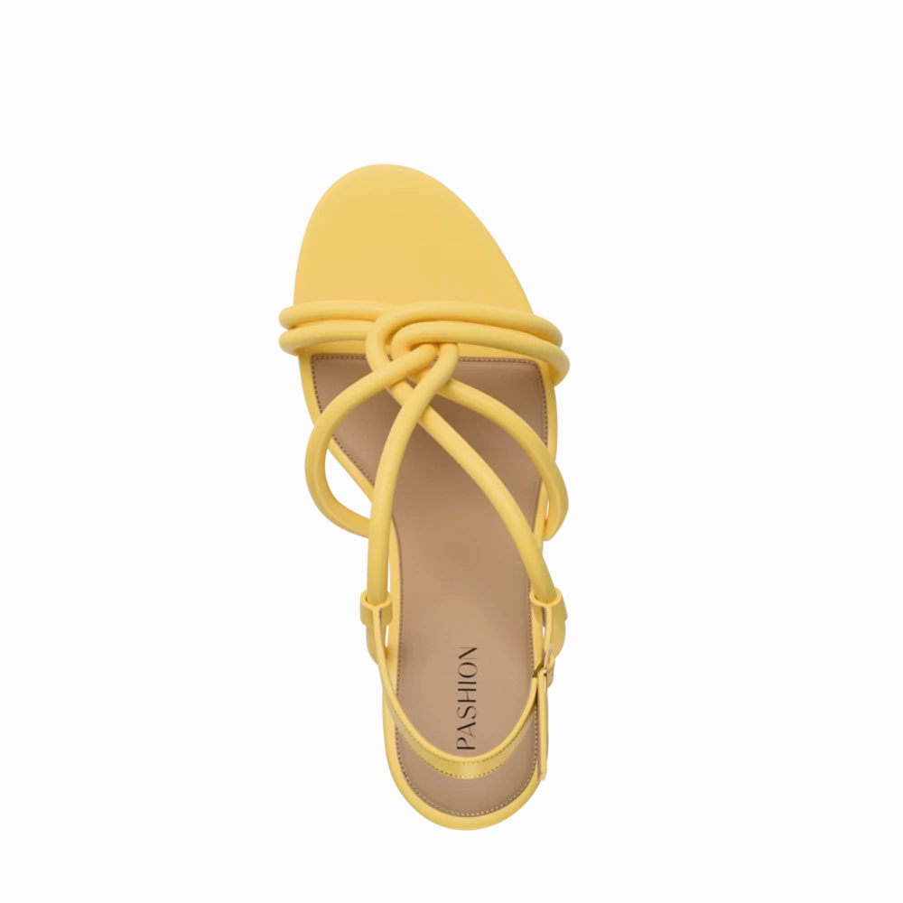 The Capri - Limoncello Vegan Leather 3 Block
