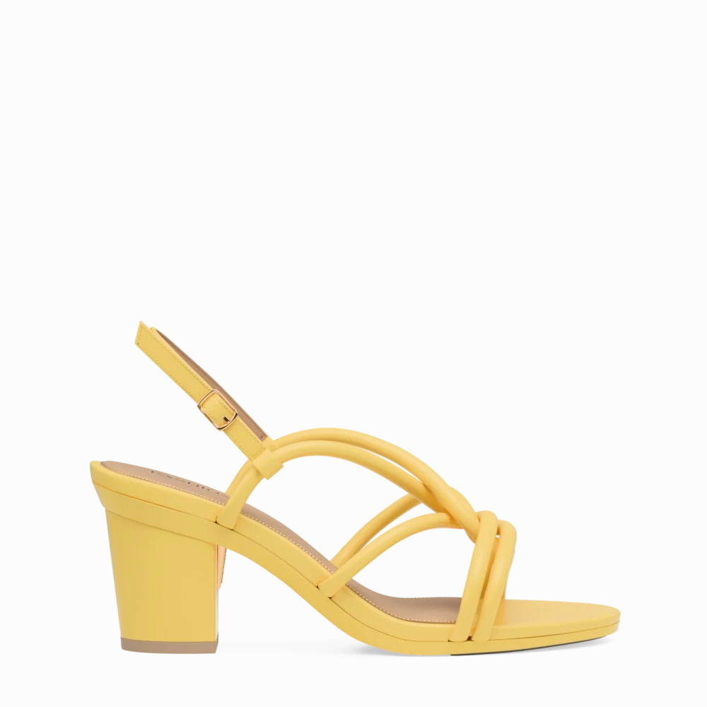 The Capri - Limoncello Vegan Leather 3 Block