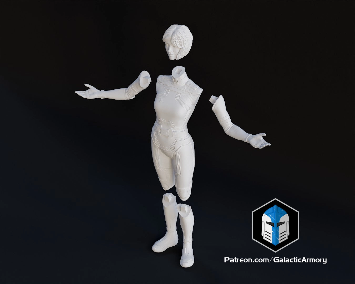 The Weapon Figurine - Pose 1 - 3D Print Files