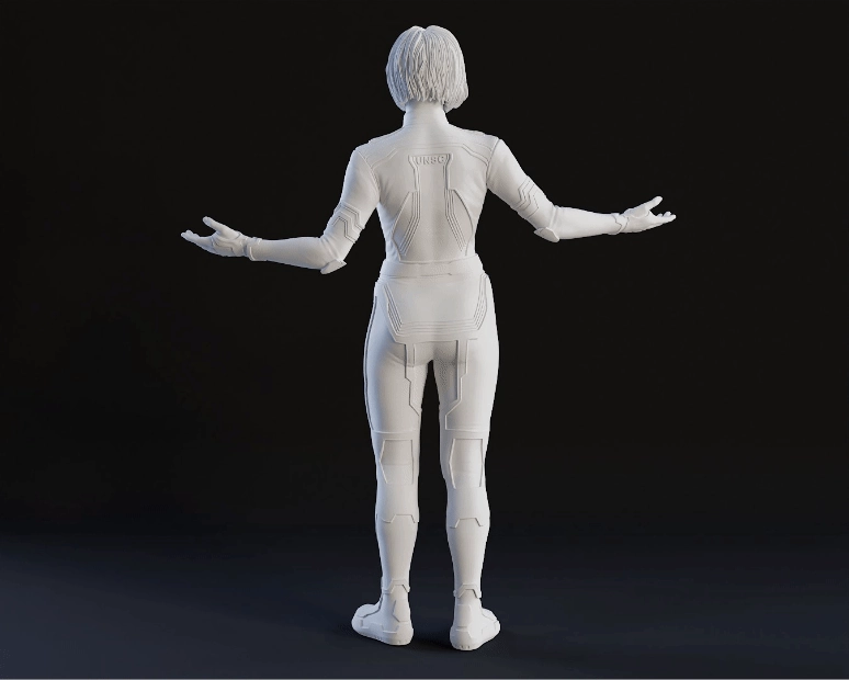 The Weapon Figurine - Pose 1 - 3D Print Files