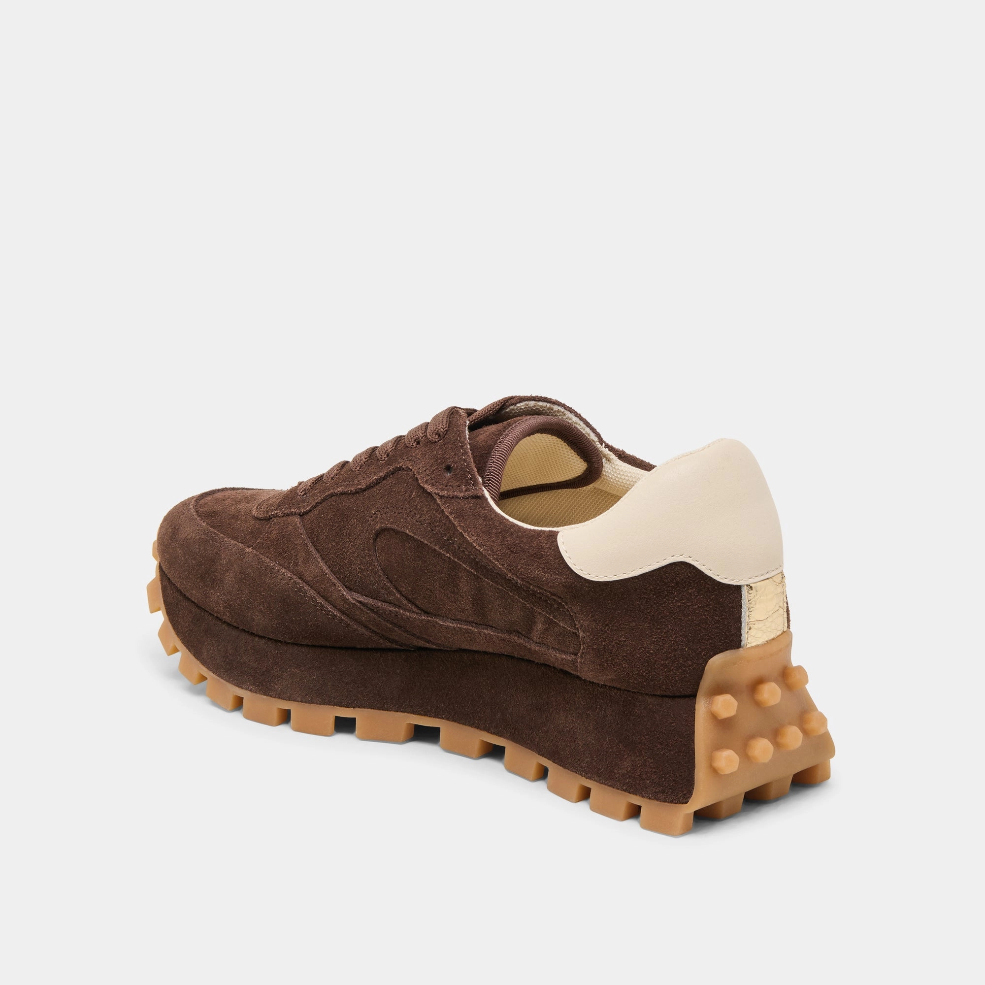 TRICIA SNEAKERS DK BROWN SUEDE