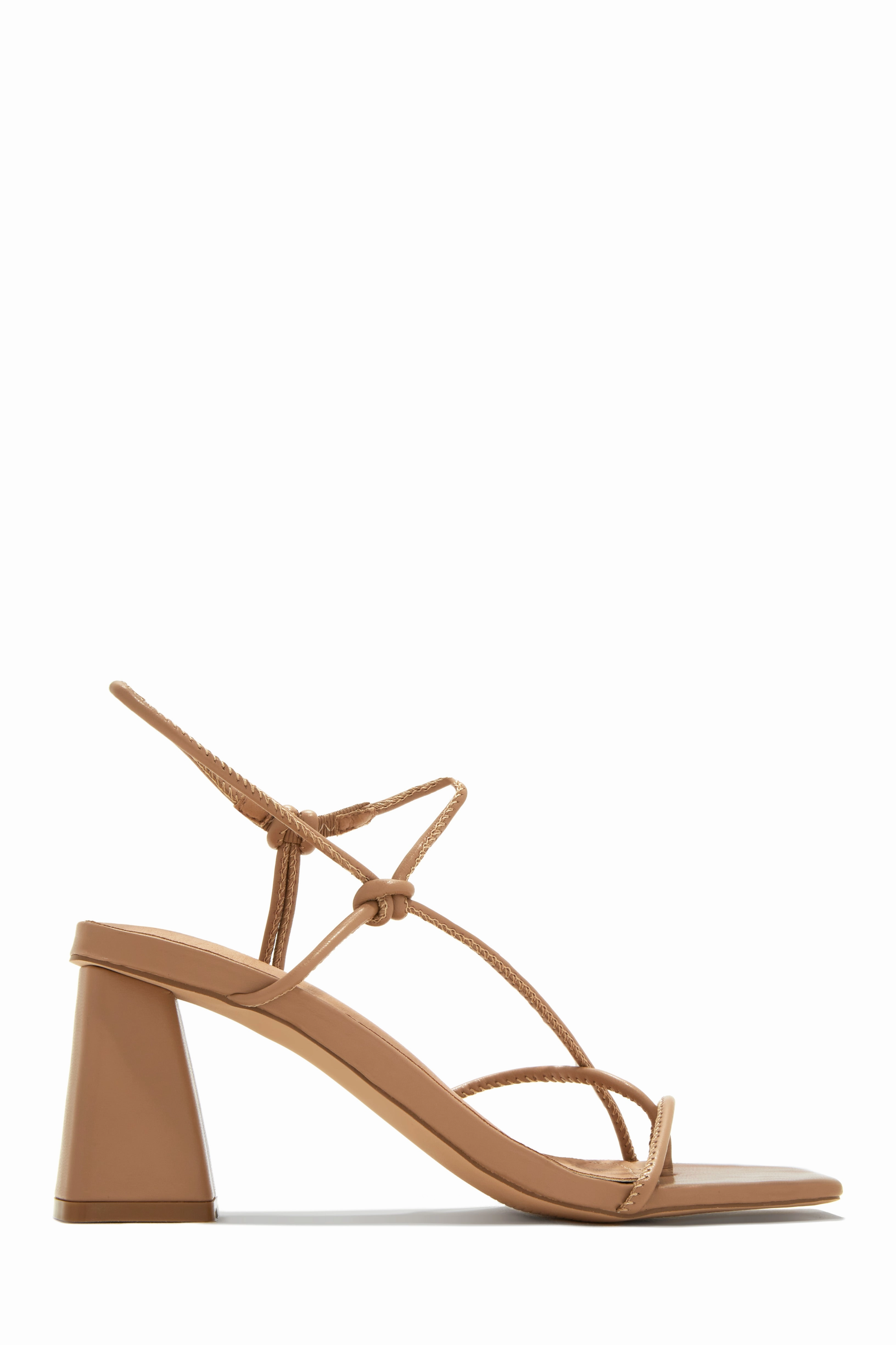 Vacation Memories Block Mid Heels - Gold