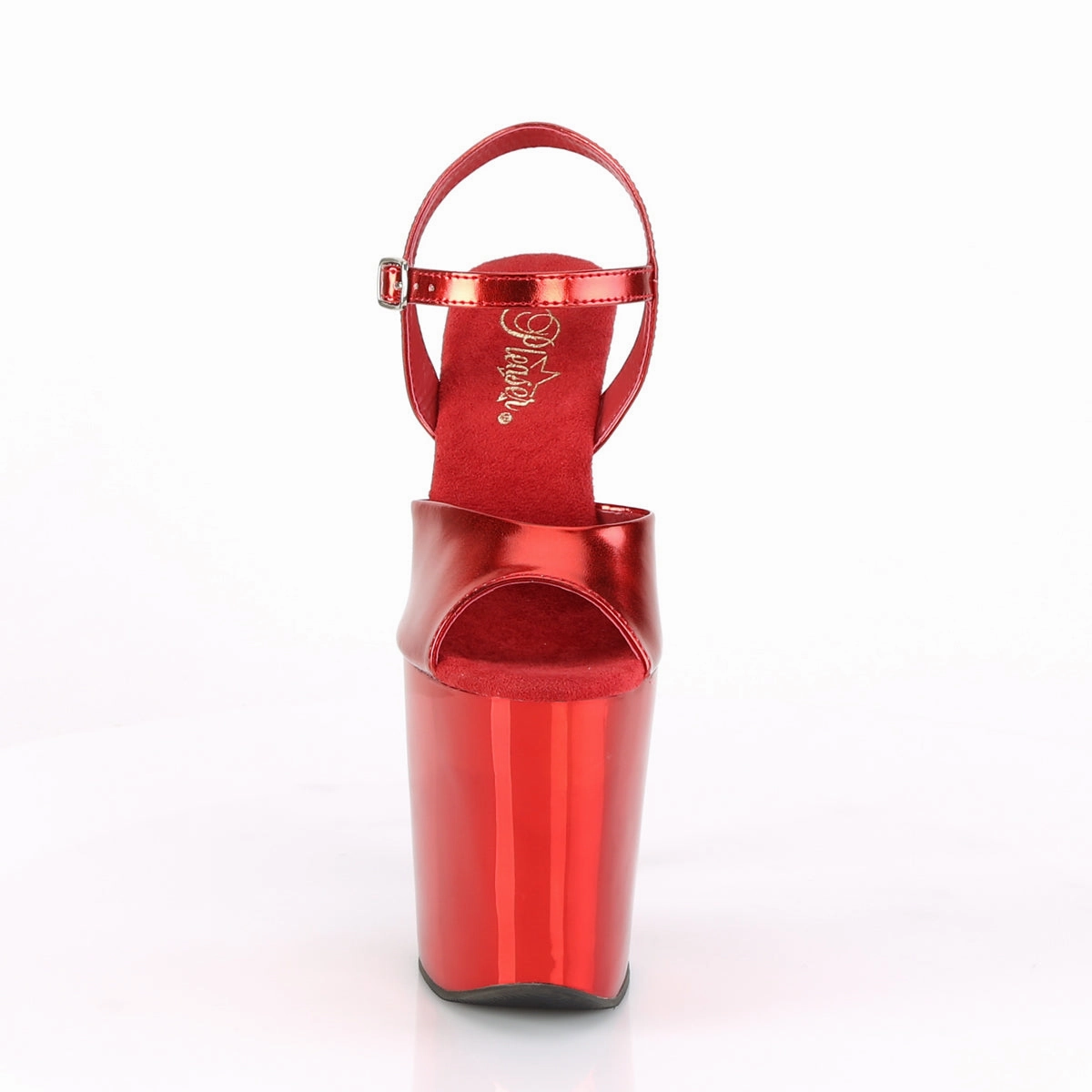 XTREME-809TTG  Red Metallic Pu/Red Chrome-Glitter