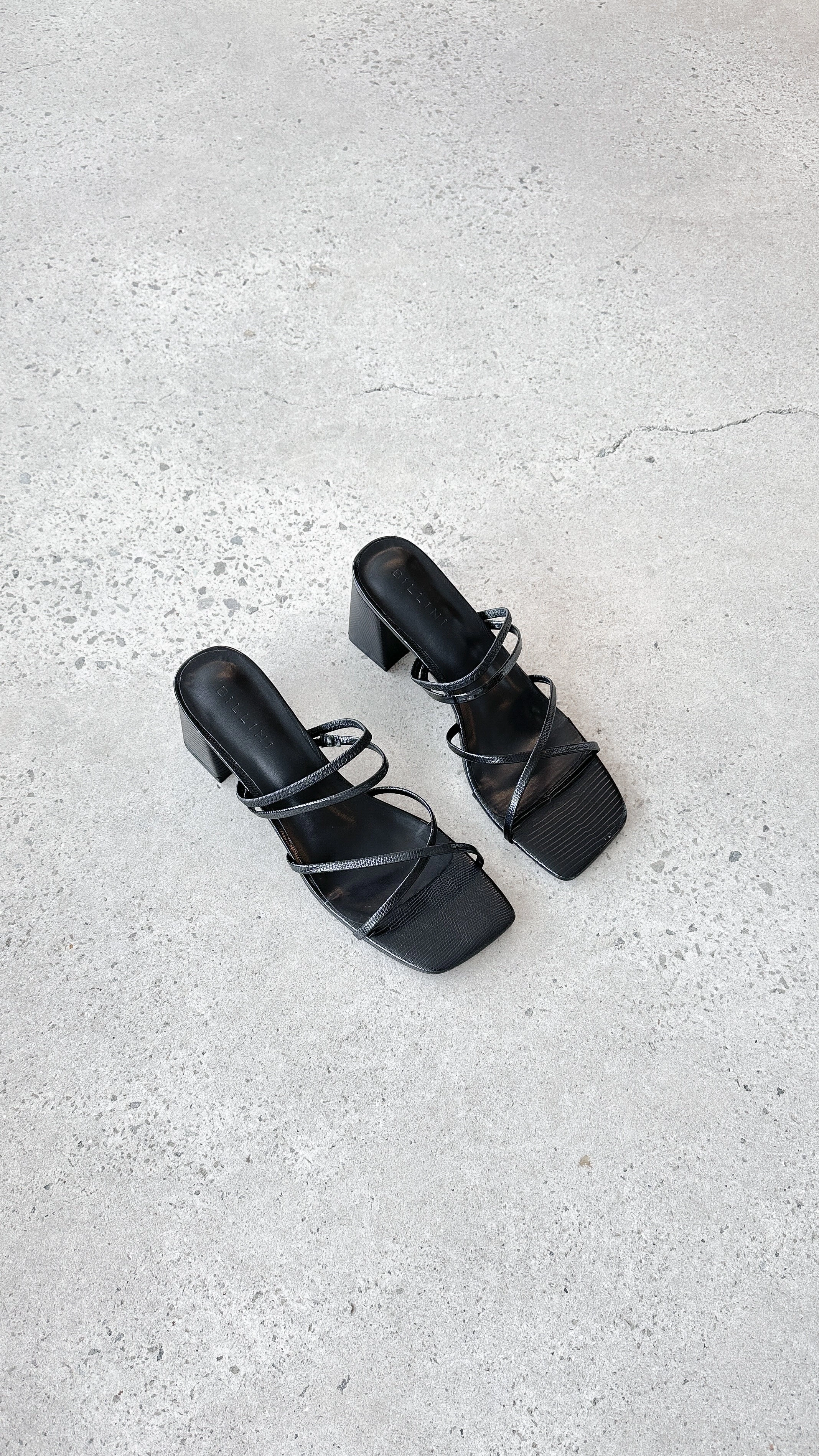 Yesha Heel - Black Scale